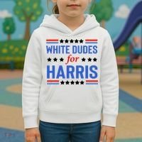 White Dudes For Kamala Harris Kids Hoodie thumb 3