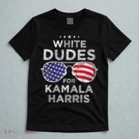 White Dudes For Kamala Harris Sunglasses T-Shirt thumb 5