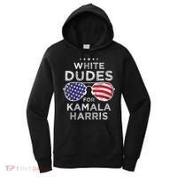 White Dudes For Kamala Harris Sunglasses Women's Hoodie thumb 0