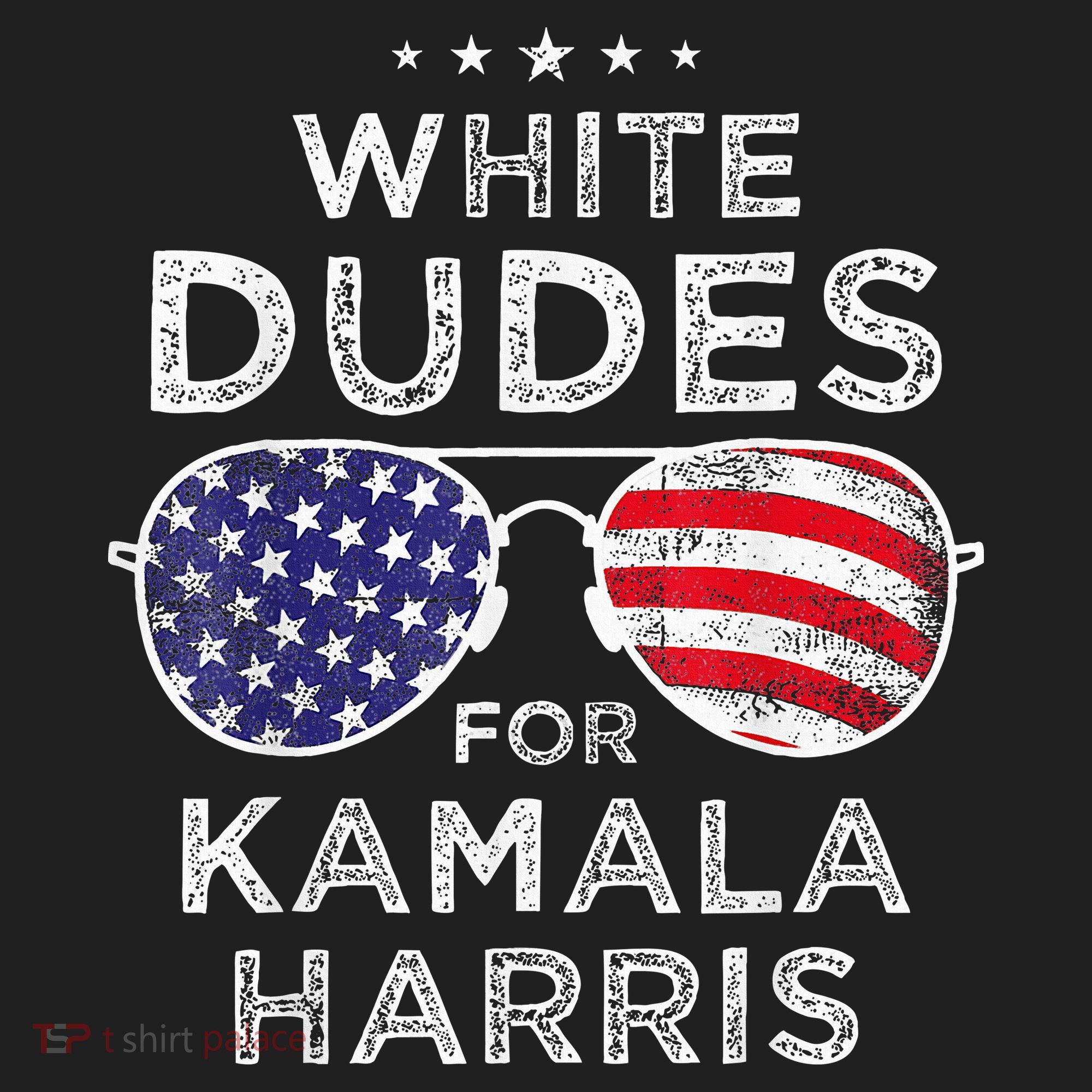 White Dudes For Kamala Harris Sunglasses Hat