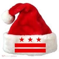 Washington Dc Flag D.C. Capitol Santa Hat thumb 0