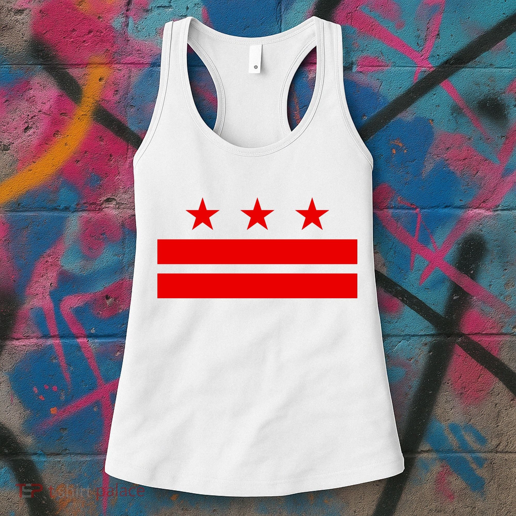 Washington Dc Flag D.C. Capitol Women's Tank Top