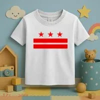 Washington Dc Flag D.C. Capitol Toddler T-Shirt thumb 3