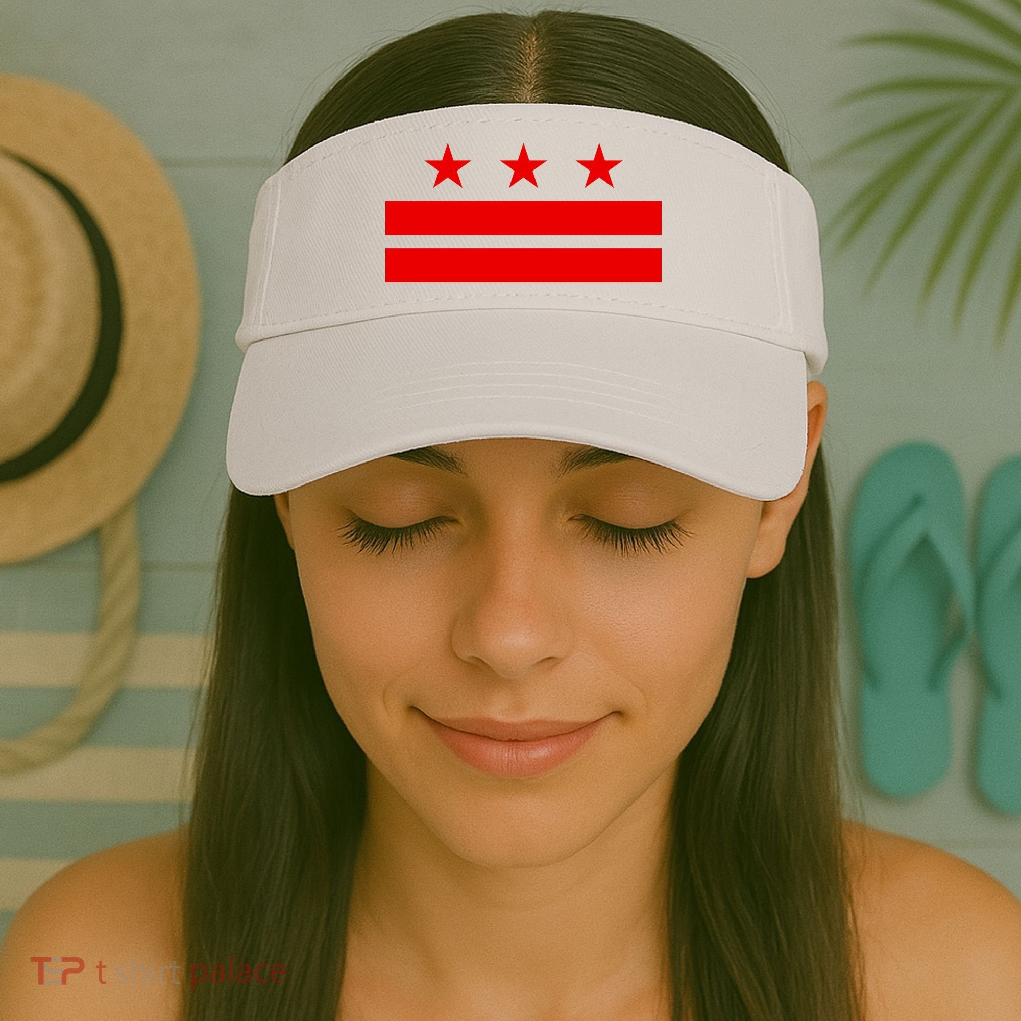 Washington Dc Flag D.C. Capitol Visor