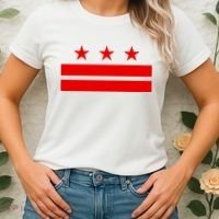 Washington Dc Flag D.C. Capitol Women's T-Shirt thumb 2