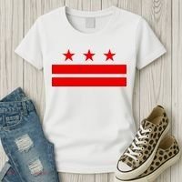 Washington Dc Flag D.C. Capitol Women's T-Shirt thumb 3