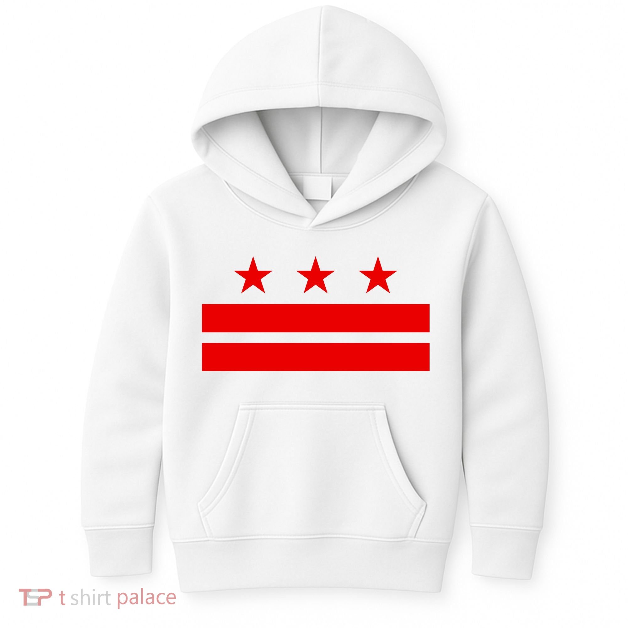 Washington Dc Flag D.C. Capitol Kids Hoodie