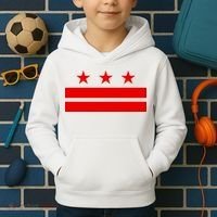 Washington Dc Flag D.C. Capitol Kids Hoodie thumb 2