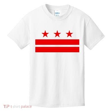 Washington Dc Flag D.C. Capitol Kids T-Shirt