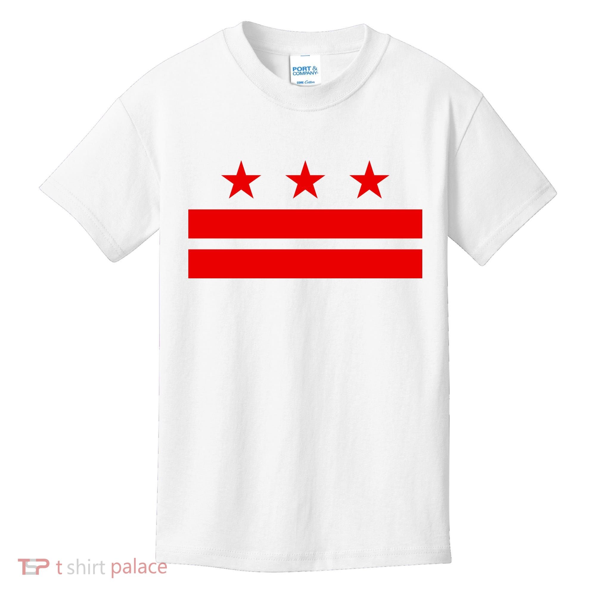 Washington Dc Flag D.C. Capitol Kids T-Shirt