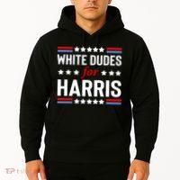 White Dudes For Harris 2024 For President Hoodie thumb 2
