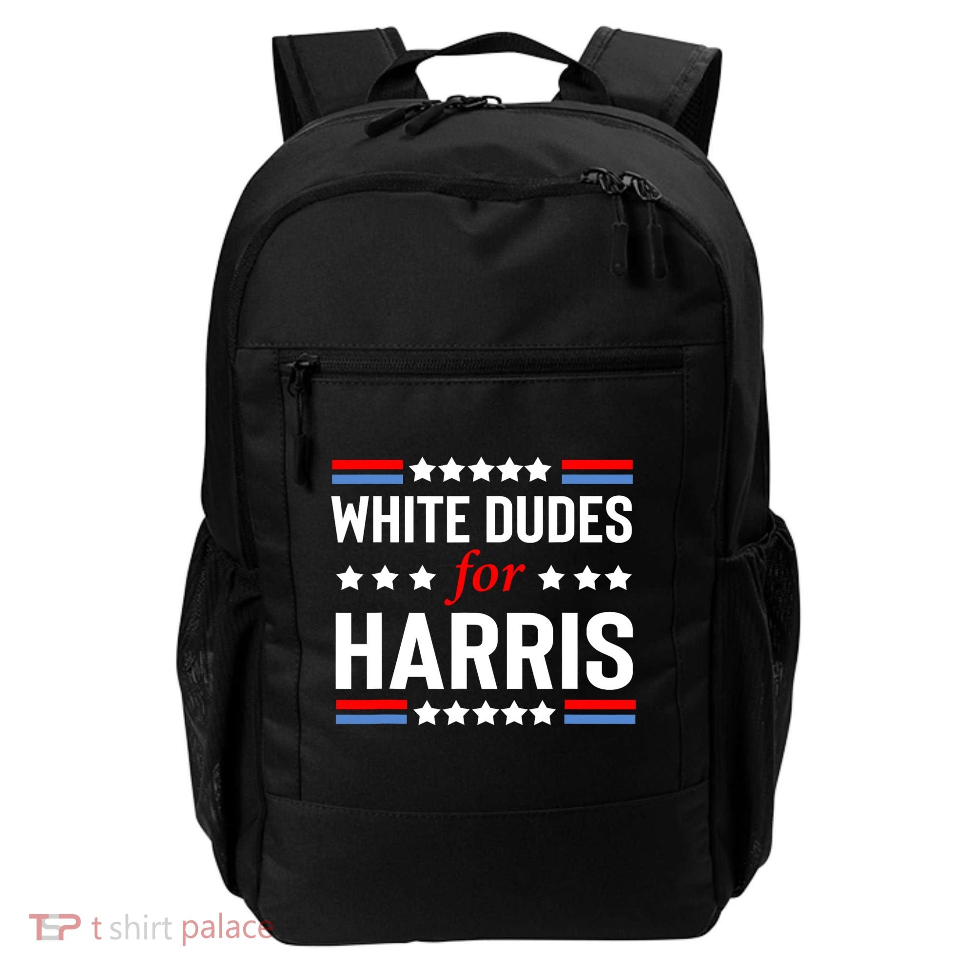 White Dudes For Harris 2024 For President Backpack