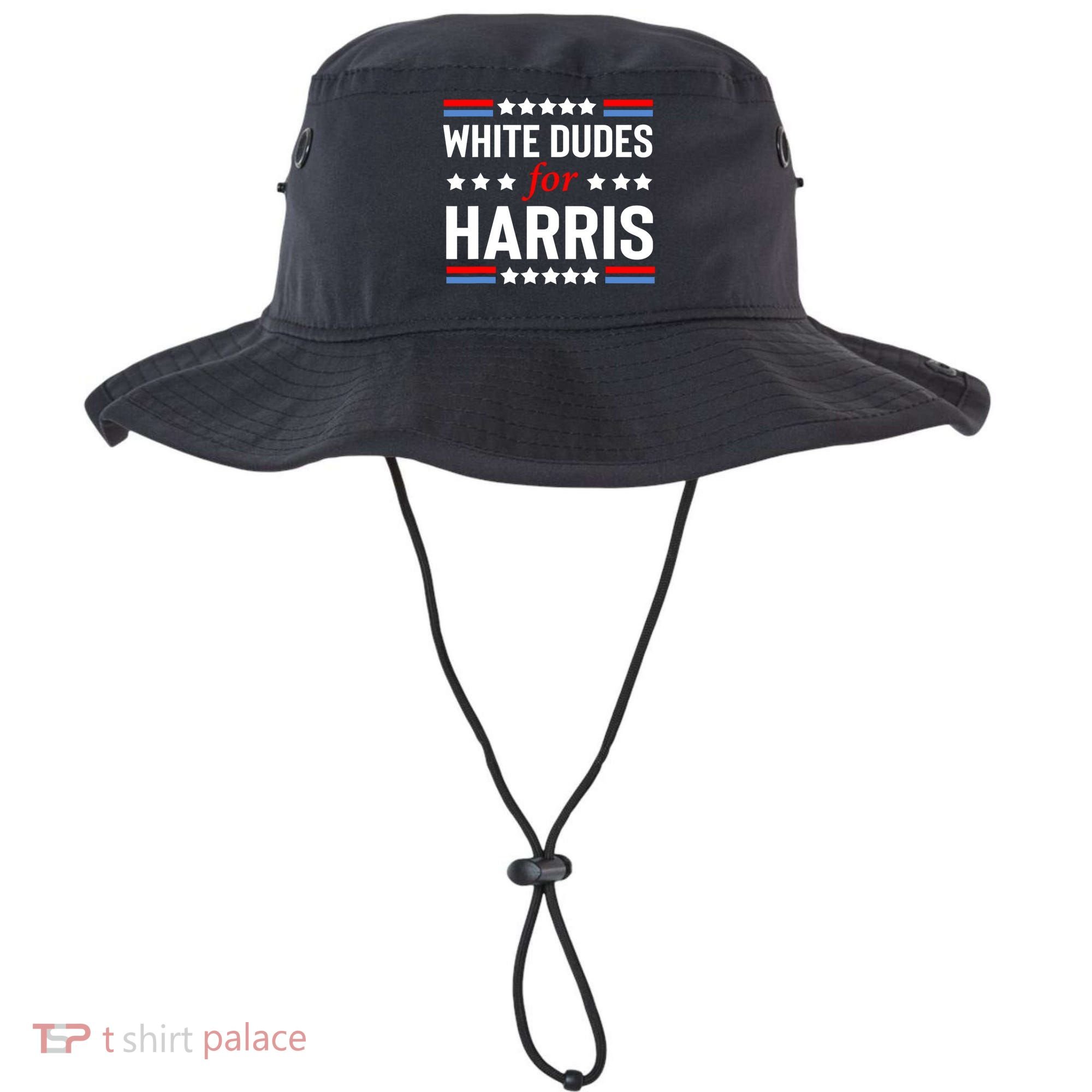 White Dudes For Harris 2024 For President Bucket Hat
