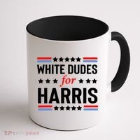 White Dudes For Harris 2024 For President Coffee Mug thumb 1