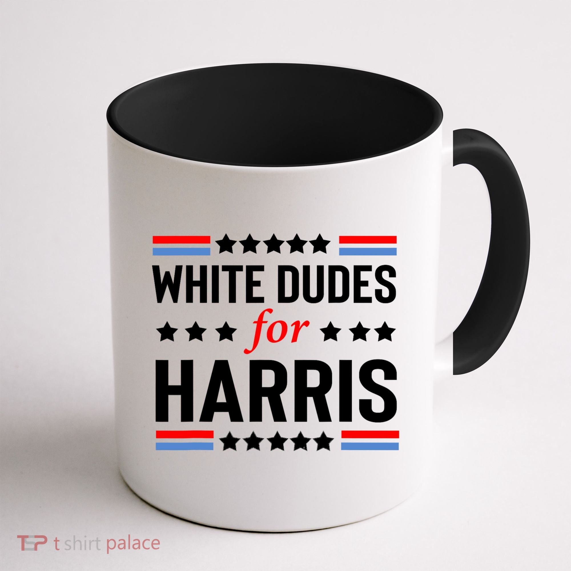 White Dudes For Harris 2024 For President Coffee Mug