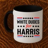 White Dudes For Harris 2024 For President Coffee Mug thumb 2