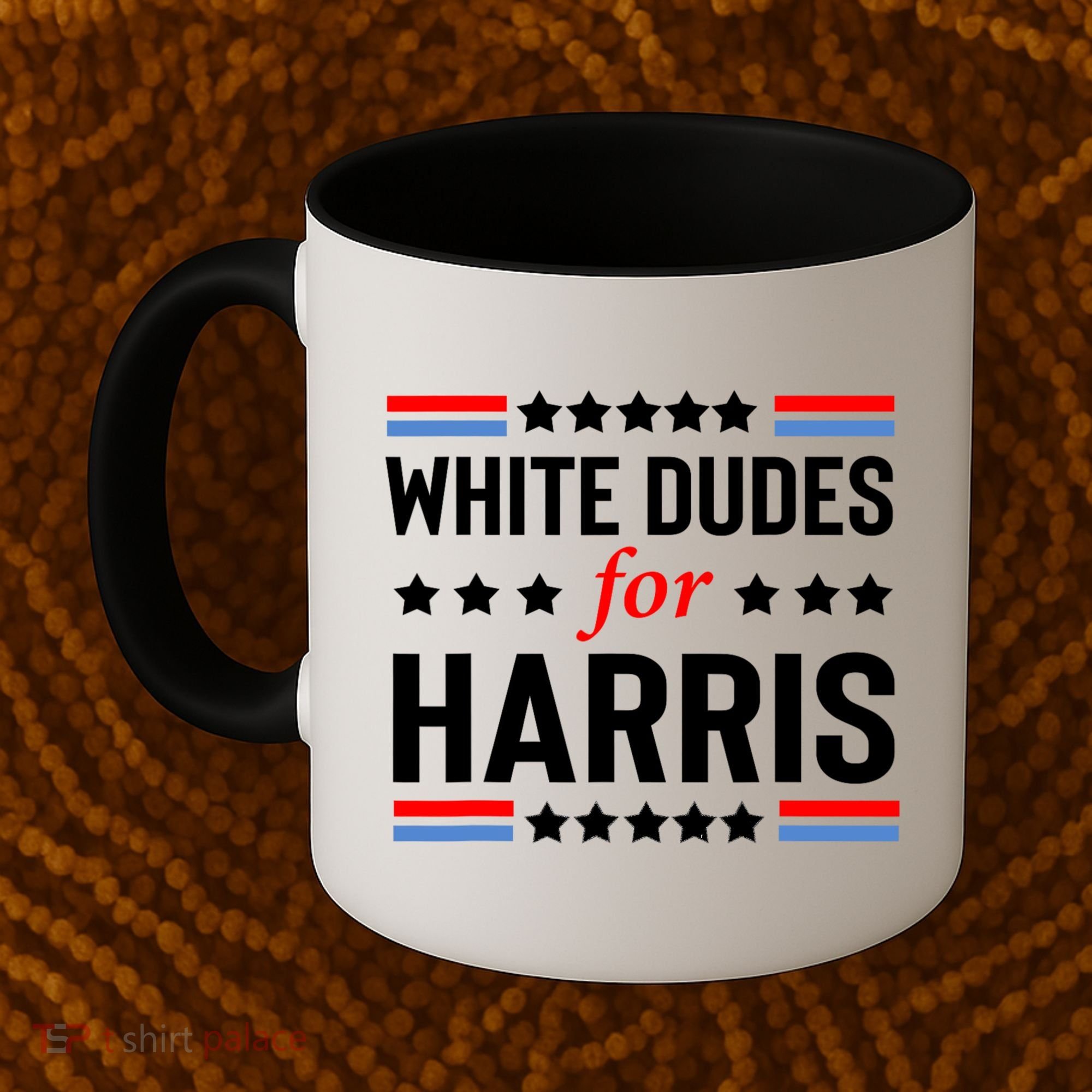 White Dudes For Harris 2024 For President Coffee Mug