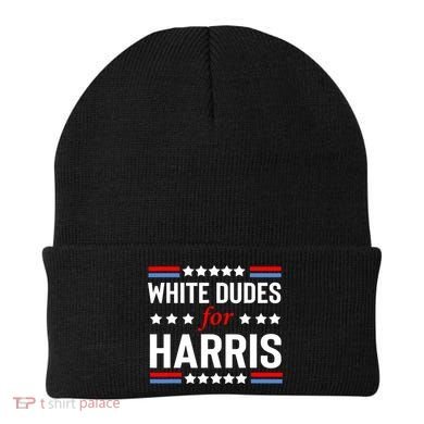 White Dudes For Harris 2024 For President Beanie