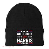 White Dudes For Harris 2024 For President Beanie thumb 0