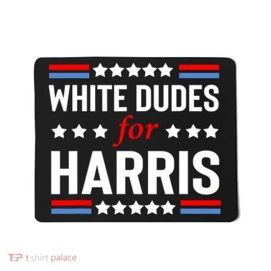 White Dudes For Harris 2024 For President Mousepad