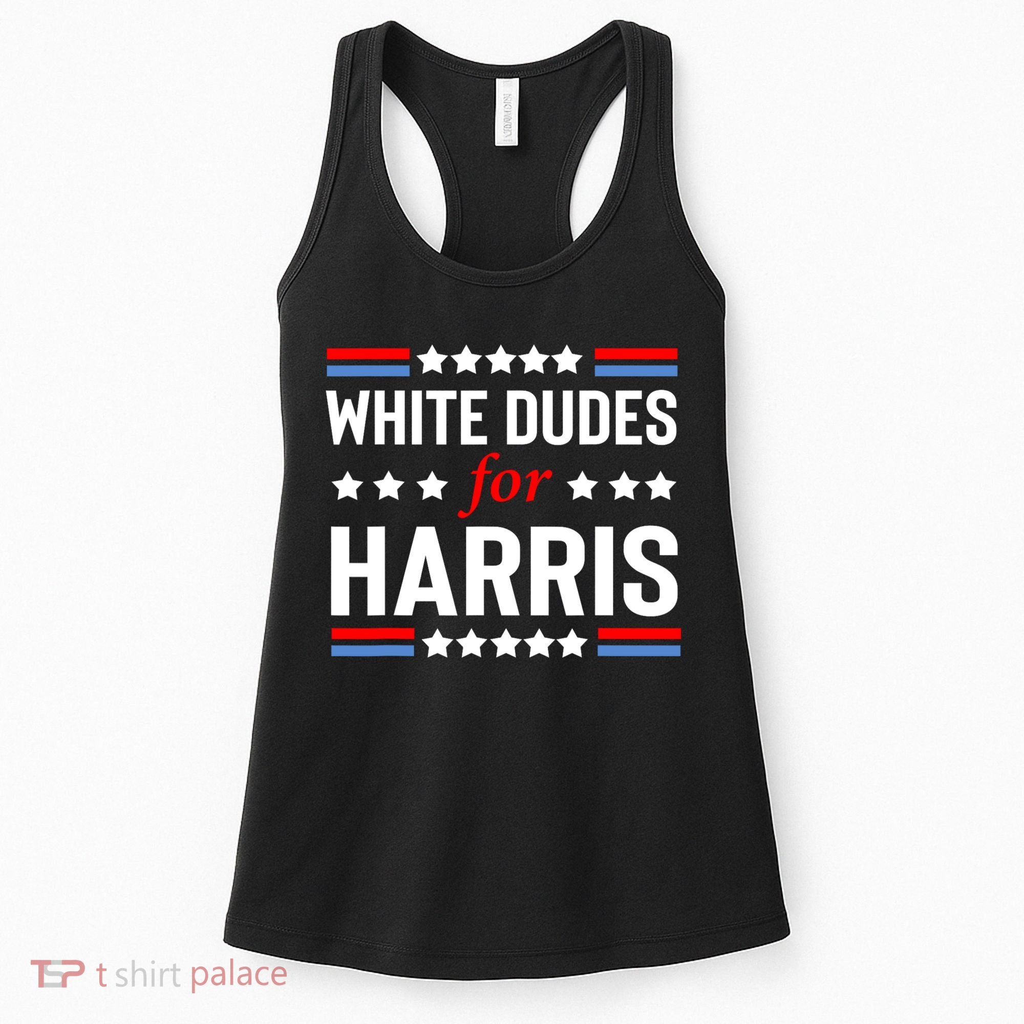 White Dudes For Harris 2024 For President Women's Tank Top