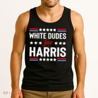 White Dudes For Harris 2024 For President Tank Top thumb 3