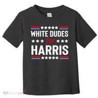 White Dudes For Harris 2024 For President Toddler T-Shirt thumb 0