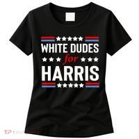 White Dudes For Harris 2024 For President Women's T-Shirt thumb 0