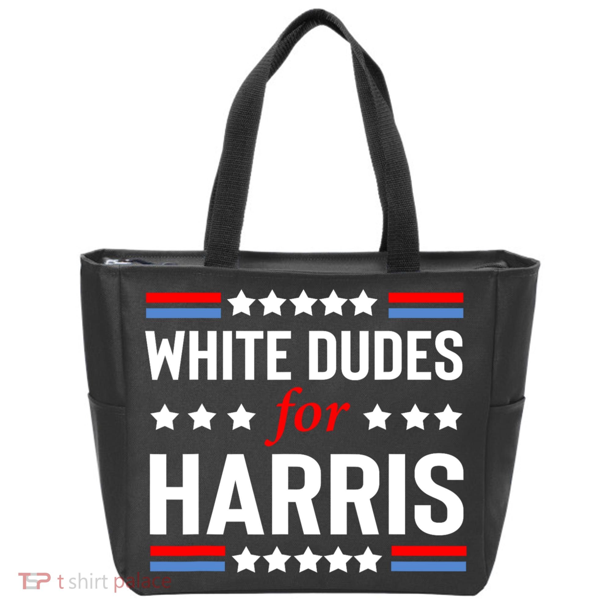 White Dudes For Harris 2024 For President Tote Bag