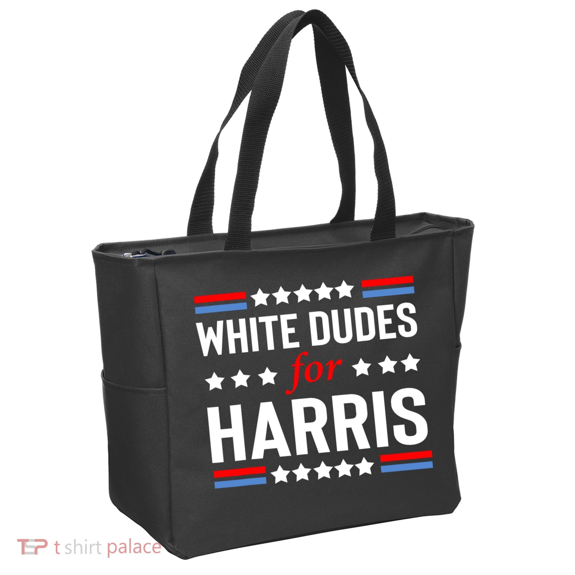 White Dudes For Harris 2024 For President Tote Bag