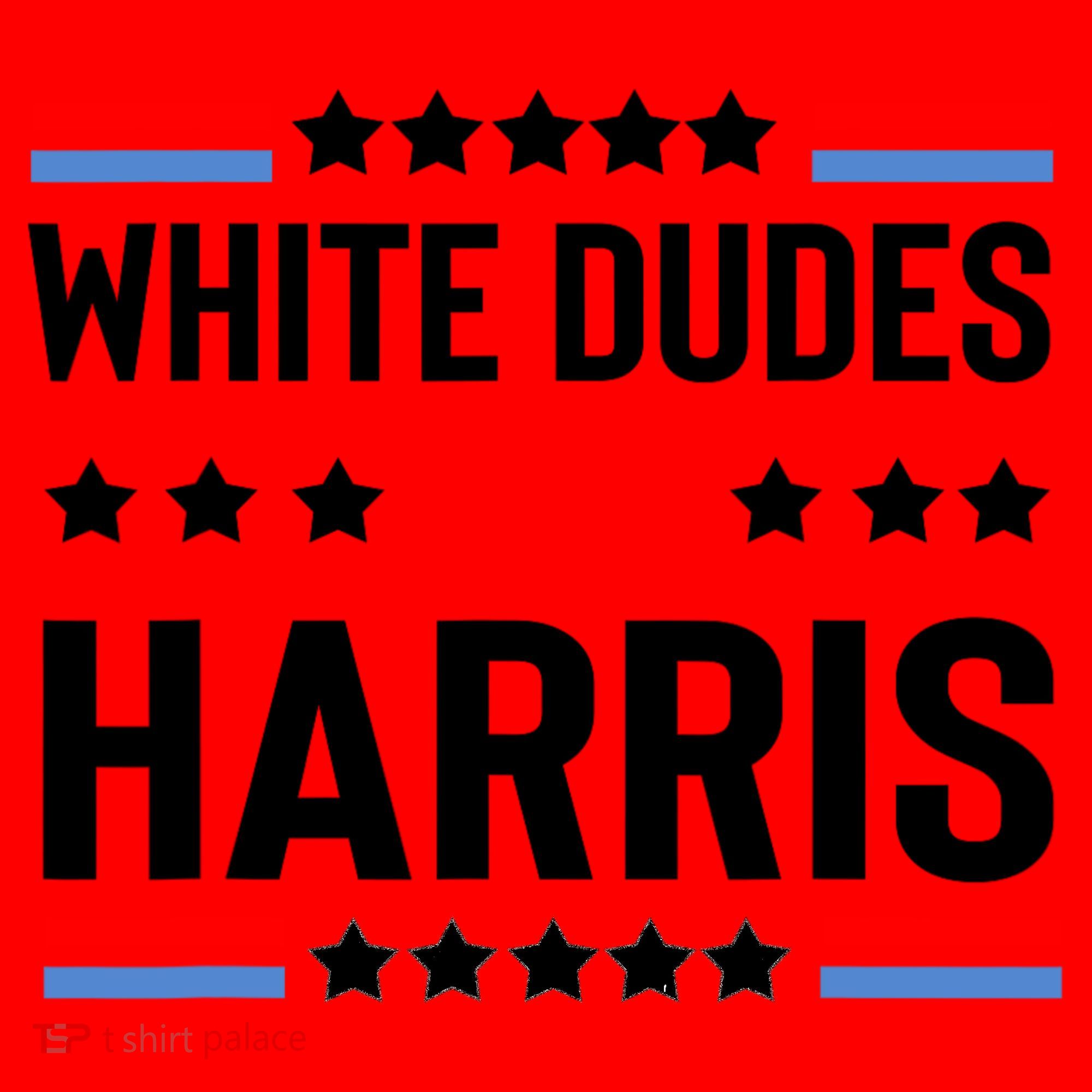 White Dudes For Harris 2024 For President Santa Hat