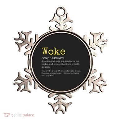 Woke Definition Funny New Thinking Politically Informed Ornament