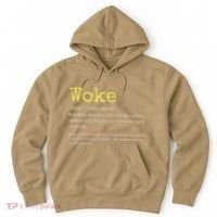 Woke Definition Funny New Thinking Politically Informed Hoodie thumb 0