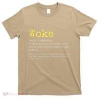 Woke Definition Funny New Thinking Politically Informed T-Shirt thumb 0