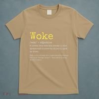 Woke Definition Funny New Thinking Politically Informed T-Shirt thumb 5