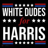 White Dudes For Kamala Harris Election Coaster thumb 2