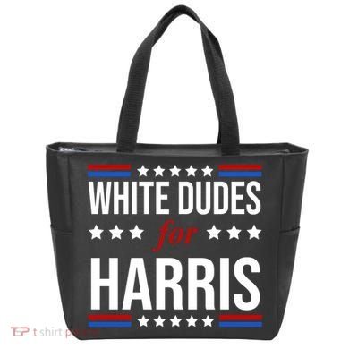 White Dudes For Kamala Harris Election Tote Bag