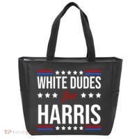 White Dudes For Kamala Harris Election Tote Bag thumb 0