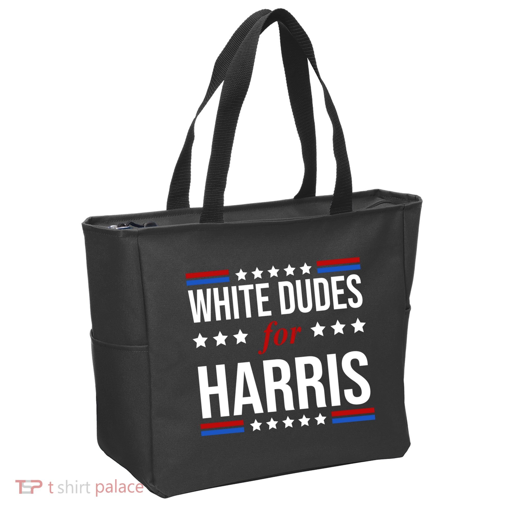 White Dudes For Kamala Harris Election Tote Bag