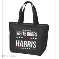 White Dudes For Kamala Harris Election Tote Bag thumb 3