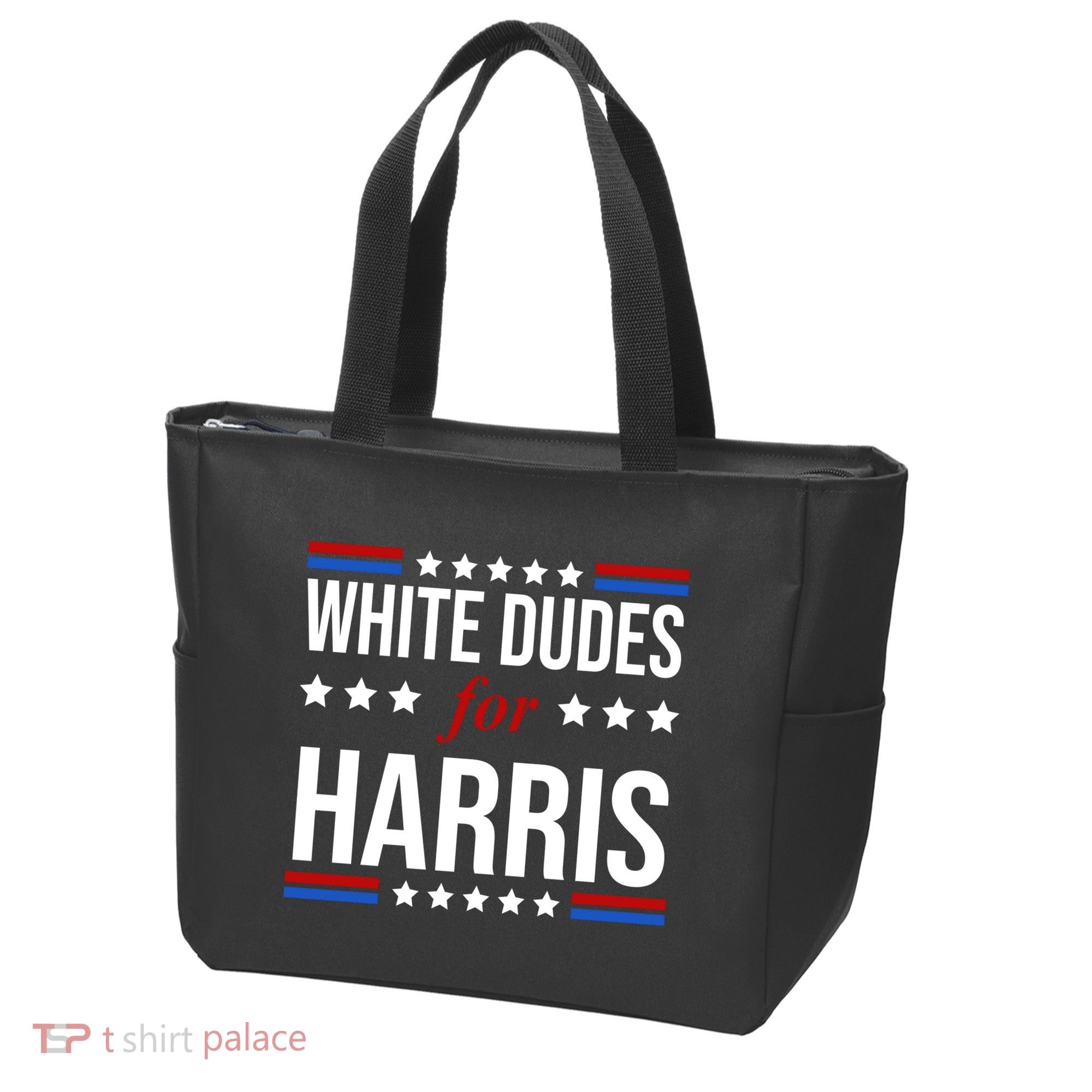 White Dudes For Kamala Harris Election Tote Bag