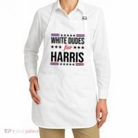 White Dudes For Kamala Harris Election Apron thumb 2