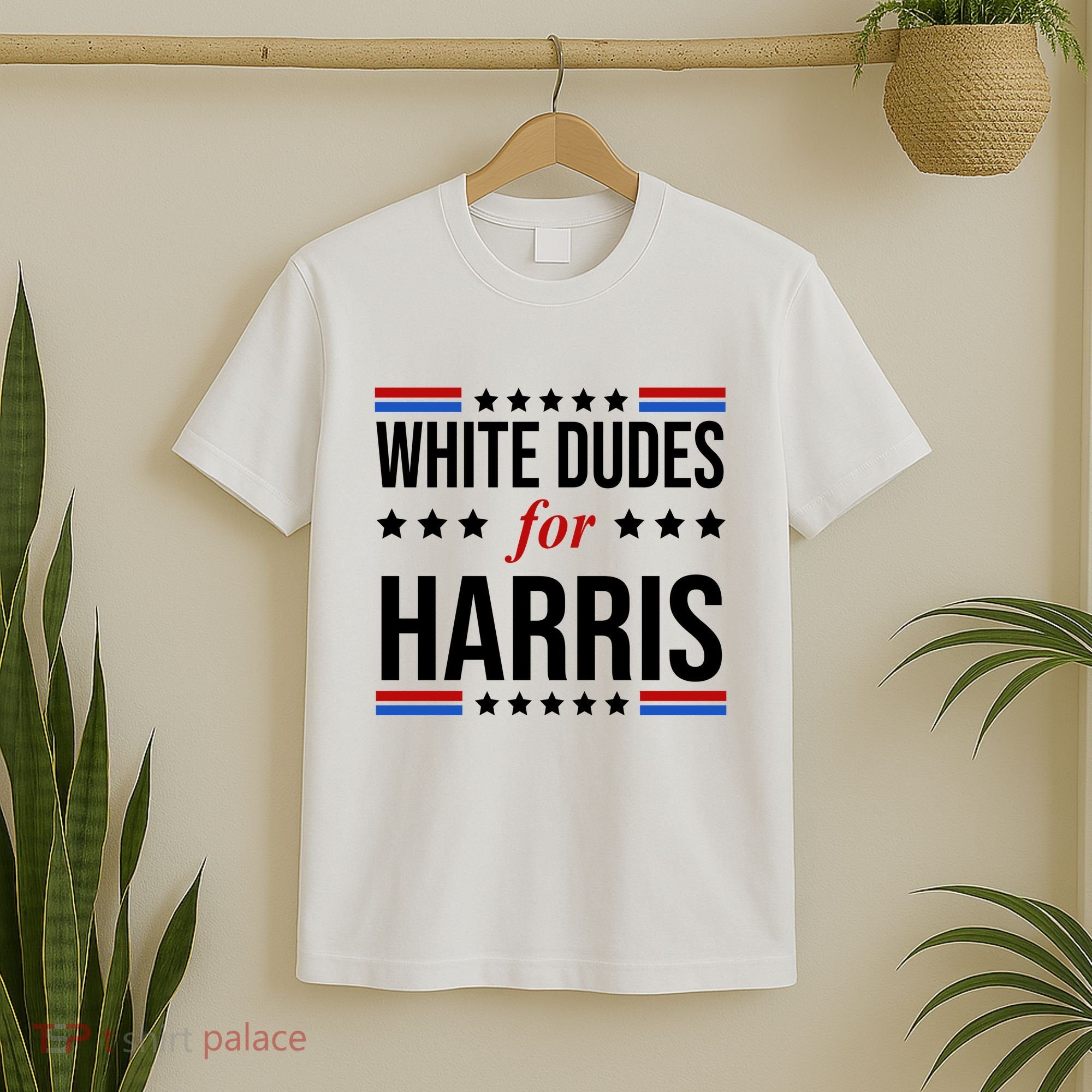 White Dudes For Kamala Harris Election T-Shirt