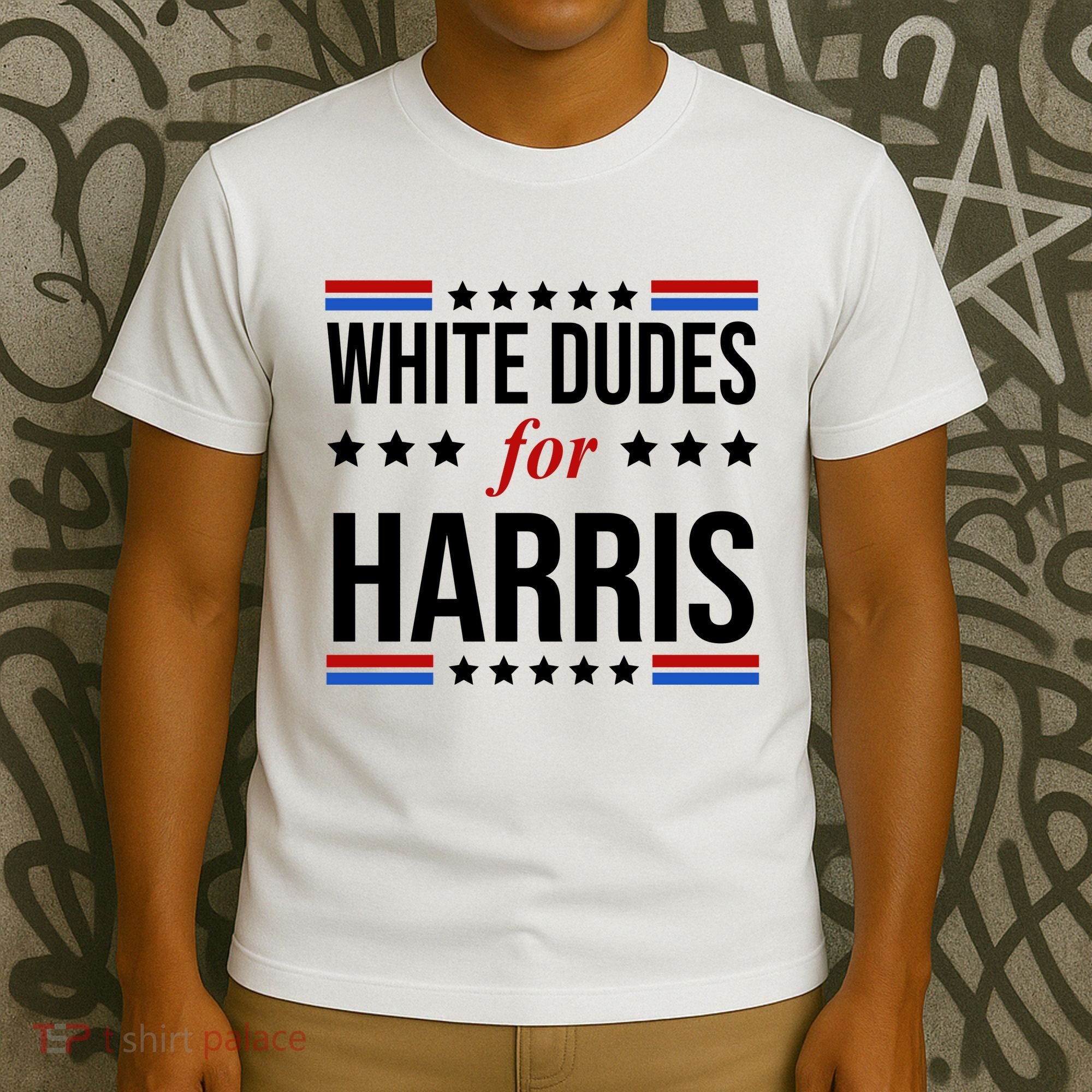 White Dudes For Kamala Harris Election T-Shirt