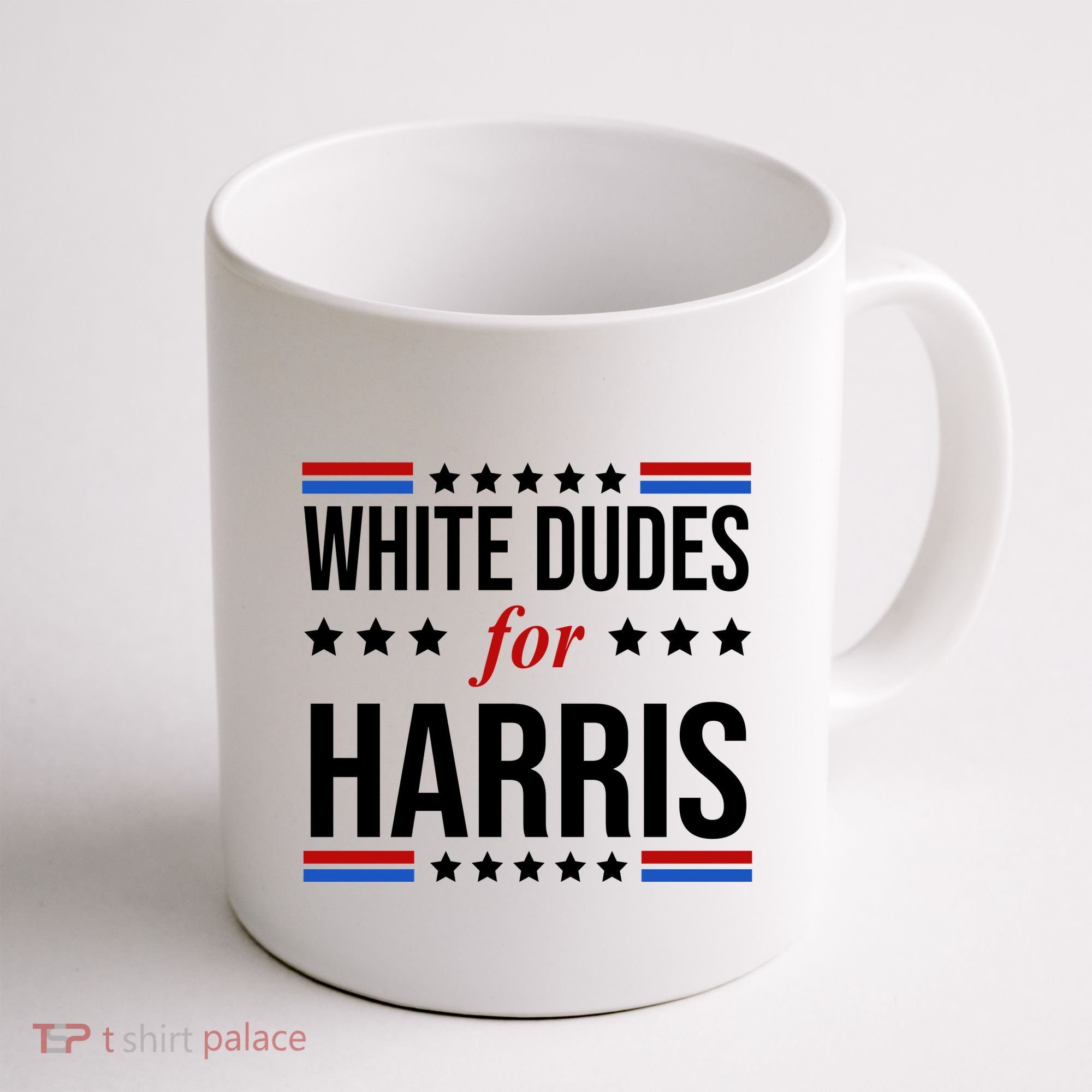 White Dudes For Kamala Harris Election Coffee Mug