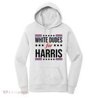 White Dudes For Kamala Harris Election Women's Hoodie thumb 0