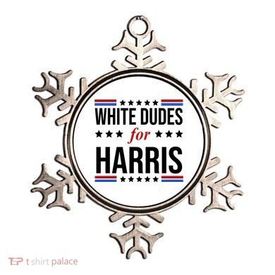 White Dudes For Kamala Harris Election Ornament