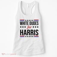 White Dudes For Kamala Harris Election Women's Tank Top thumb 0