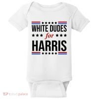 White Dudes For Kamala Harris Election Baby Bodysuit thumb 0