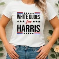 White Dudes For Kamala Harris Election Women's T-Shirt thumb 2